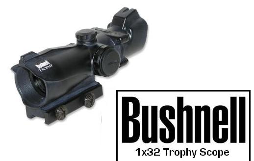 Bushnell Trophy 1x32 Red and Green T Dot Rifle ShotGun Pistol Sc